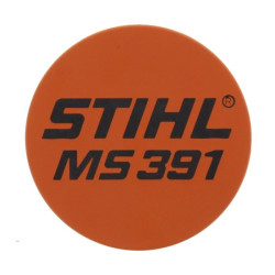 Plaque matricule ms 391 d'origine Stihl référence 1140 967 1502