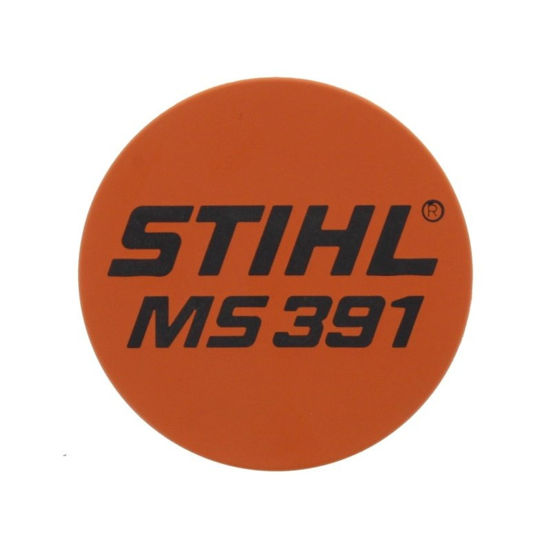 Plaque matricule ms 391 d'origine Stihl référence 1140 967 1502