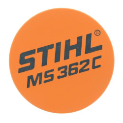 Plaque matricule ms 362c d'origine Stihl référence 1140 967 1503