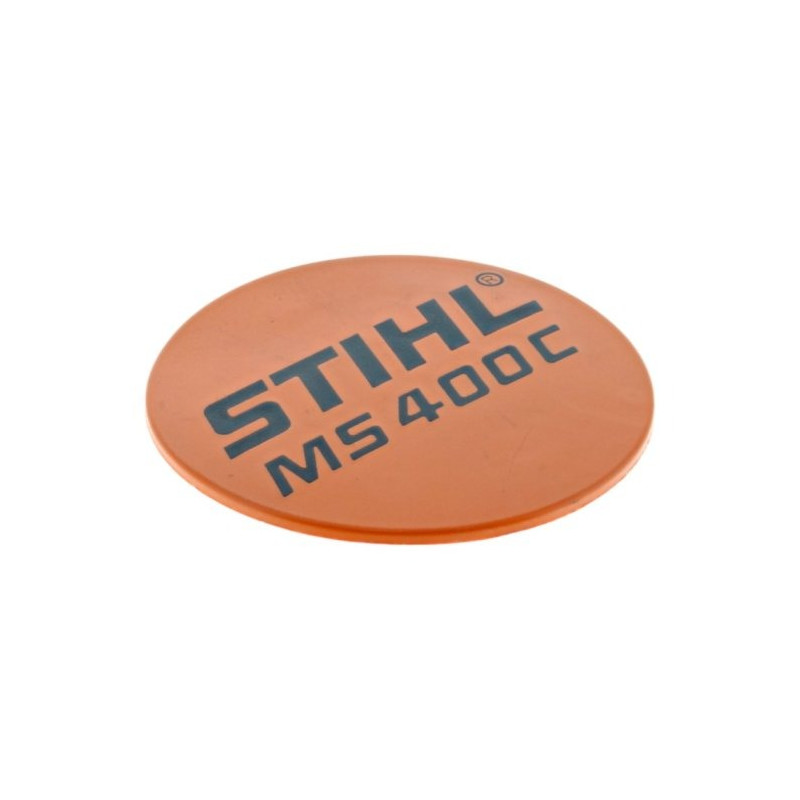 Plaque matricule MS 400 C d'origine Stihl référence 1140 967 1505