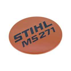 Plaque matricule ms 271 d'origine Stihl référence 1141 967 1501