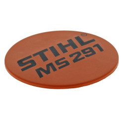 Plaque matricule ms 291 d'origine Stihl référence 1141 967 1503