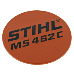 Plaque matricule MS 462 C d'origine Stihl référence 1142 967 1501