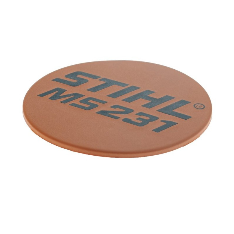 Plaque matricule ms 231 d'origine Stihl référence 1143 967 1501