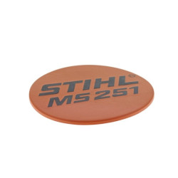 Plaque matricule ms 251 d'origine Stihl référence 1143 967 1503