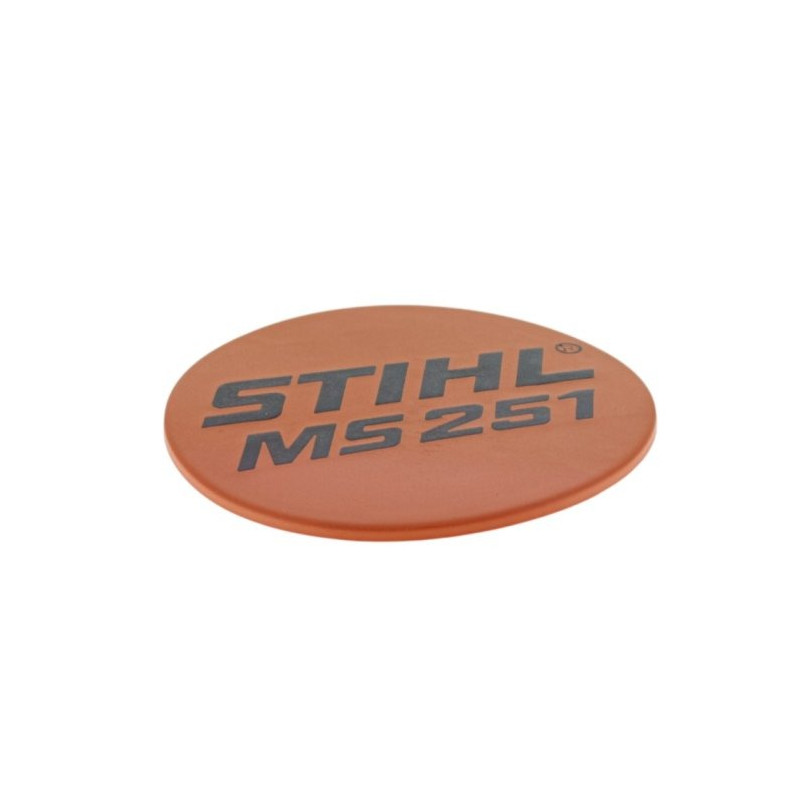 Plaque matricule ms 251 d'origine Stihl référence 1143 967 1503