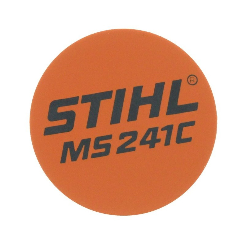 Plaque matricule ms 241 c d'origine Stihl référence 1143 967 1530