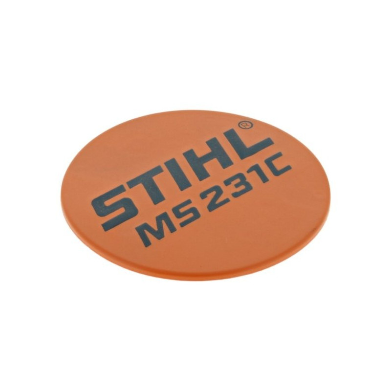 Plaque matricule ms 231 c d'origine Stihl référence 1143 967 1531