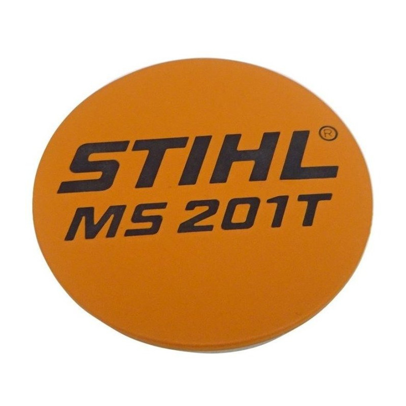 Plaque matricule ms 201t d'origine Stihl référence 1145 967 1500