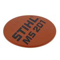 Plaque matricule d'origine Stihl référence 1145 967 1501