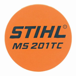 Plaque matricule ms 201tc d'origine Stihl référence 1145 967 1502