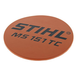 Plaque matricule MS 151 TC d'origine Stihl référence 1146 967 1502