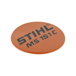 Plaque matricule MS 151 C d'origine Stihl référence 1146 967 1503