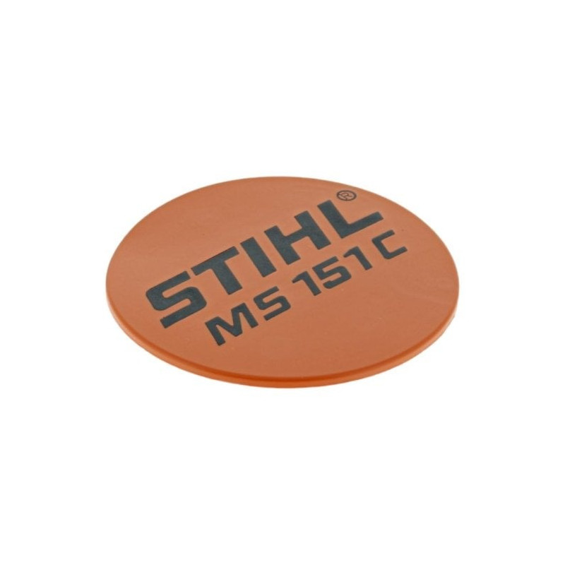 Plaque matricule MS 151 C d'origine Stihl référence 1146 967 1503