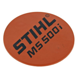 Plaque matricule MS 500i d'origine Stihl référence 1147 967 1500