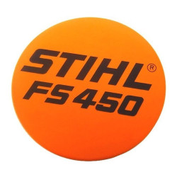 Plaque matric. fs 450 d'origine Stihl référence 4128 967 1506