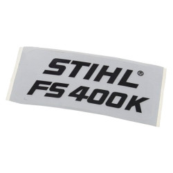 Jeu plaque matrcule fs d'origine Stihl référence 4128 967 1508