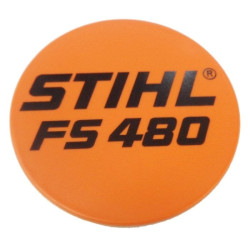 Plaque matricule d'origine Stihl référence 4128 967 1510