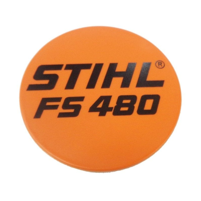 Plaque matricule d'origine Stihl référence 4128 967 1510