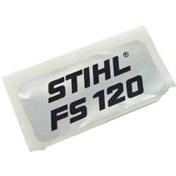 Feuille plaq. matricule d'origine Stihl référence 4134 967 1514
