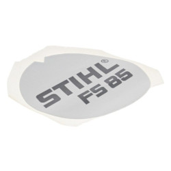 Plaque matricule fs 85 d'origine Stihl référence 4137 967 1515