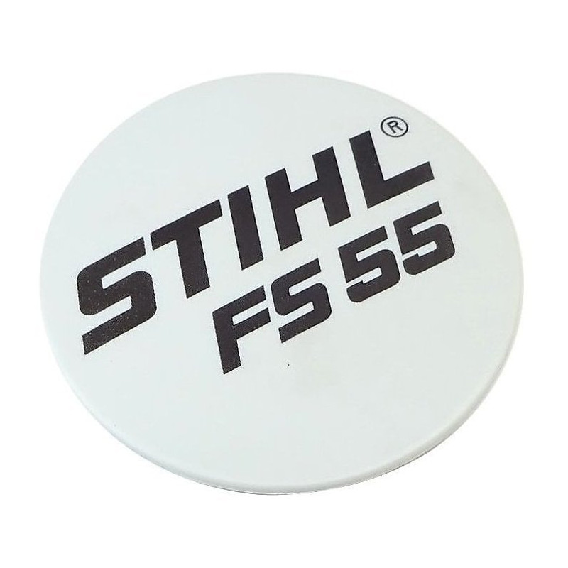 Plaque matricule fs 55 d'origine Stihl référence 4140 967 1501