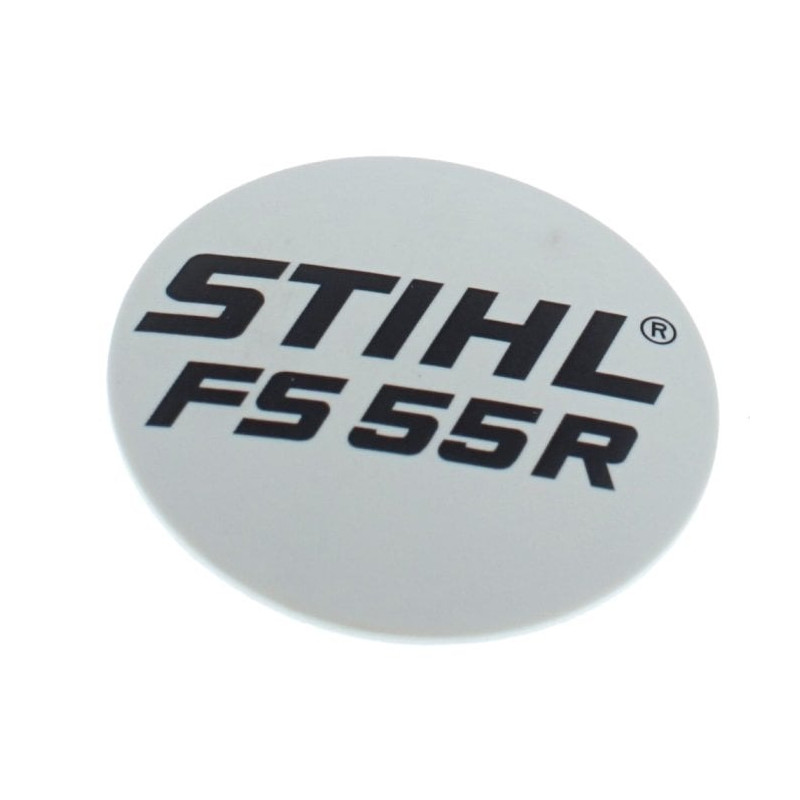 Plaque matricule FS 55 R d'origine Stihl référence 4140 967 1529