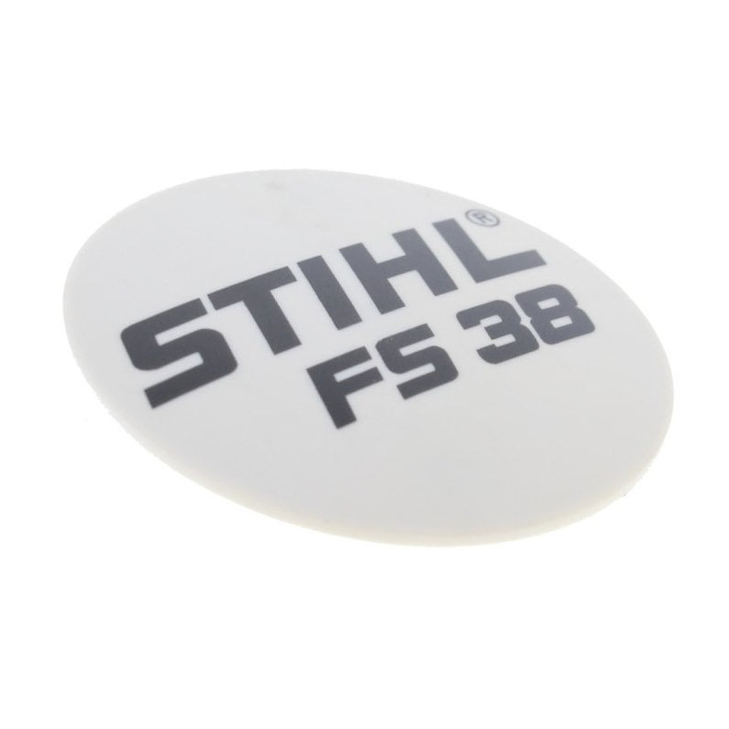 Plaque matricule fs 38 d'origine Stihl référence 4140 967 1531