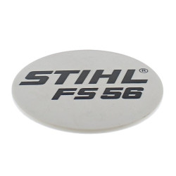 Plaque matricule fs 56 d'origine Stihl référence 4144 967 1502