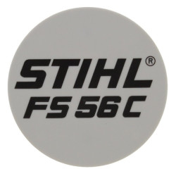 Plaque matricule fs 56 c d'origine Stihl référence 4144 967 1509