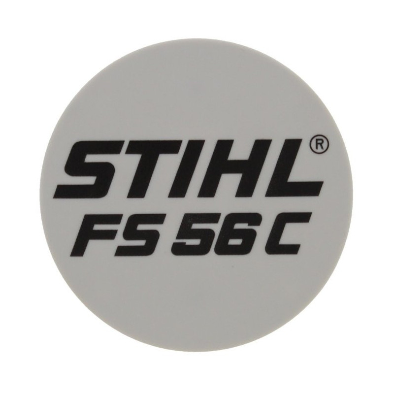 Plaque matricule fs 56 c d'origine Stihl référence 4144 967 1509