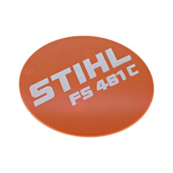 Plaque matricule FS 461 C d'origine Stihl référence 4147 967 1539