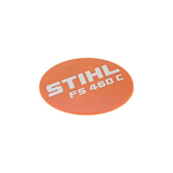Plaque matricule FS 460 C d'origine Stihl référence 4147 967 1545