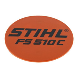 Plaque matricule fs 510c d'origine Stihl référence 4148 967 1501
