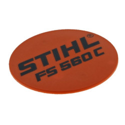 Plaque matricule fs 560c d'origine Stihl référence 4148 967 1502