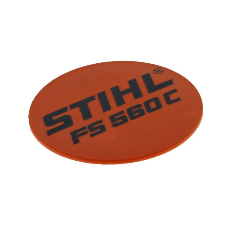 Plaque matricule fs 560c d'origine Stihl référence 4148 967 1502