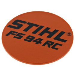 Plaque matricule fs 94rc d'origine Stihl référence 4149 967 1504