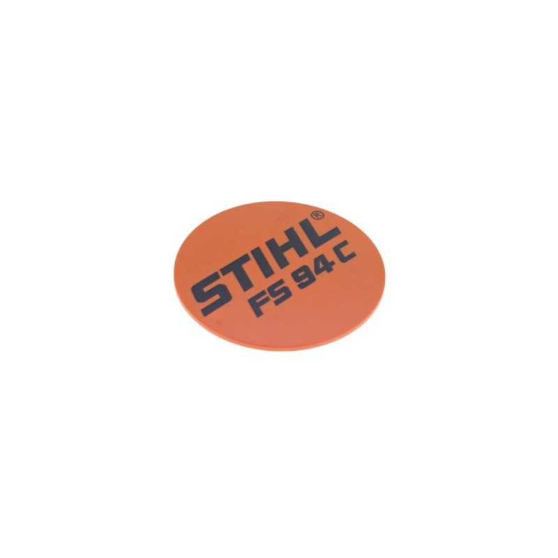 Plaque matricule fs 94c d'origine Stihl référence 4149 967 1505