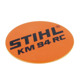 Plaque matricule km94rc d'origine Stihl référence 4149 967 1528