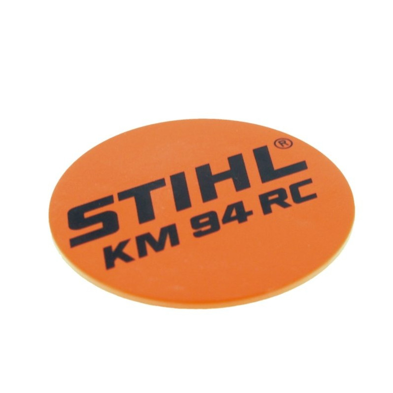 Plaque matricule km94rc d'origine Stihl référence 4149 967 1528