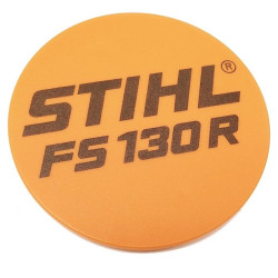Plaque matricule fs 130r d'origine Stihl référence 4180 967 1521