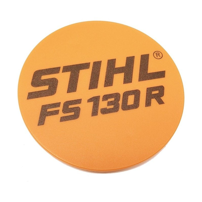 Plaque matricule fs 130r d'origine Stihl référence 4180 967 1521