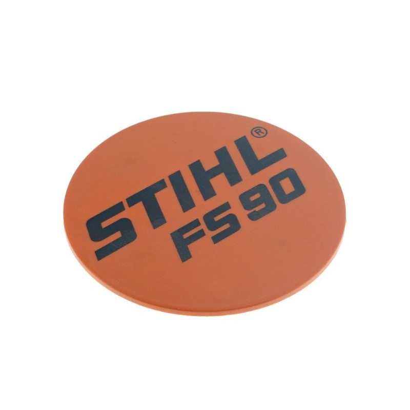 Plaque matricule fs 90 d'origine Stihl référence 4180 967 1528