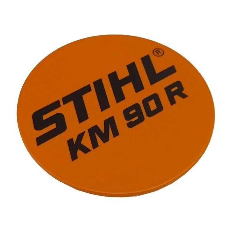 Plaque matricule km 90r d'origine Stihl référence 4180 967 1540