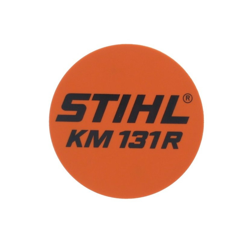 Plaque matricule KM 131 R d'origine Stihl référence 4180 967 1552