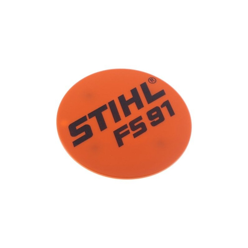 Plaque matricule FS 91 d'origine Stihl référence 4180 967 1553