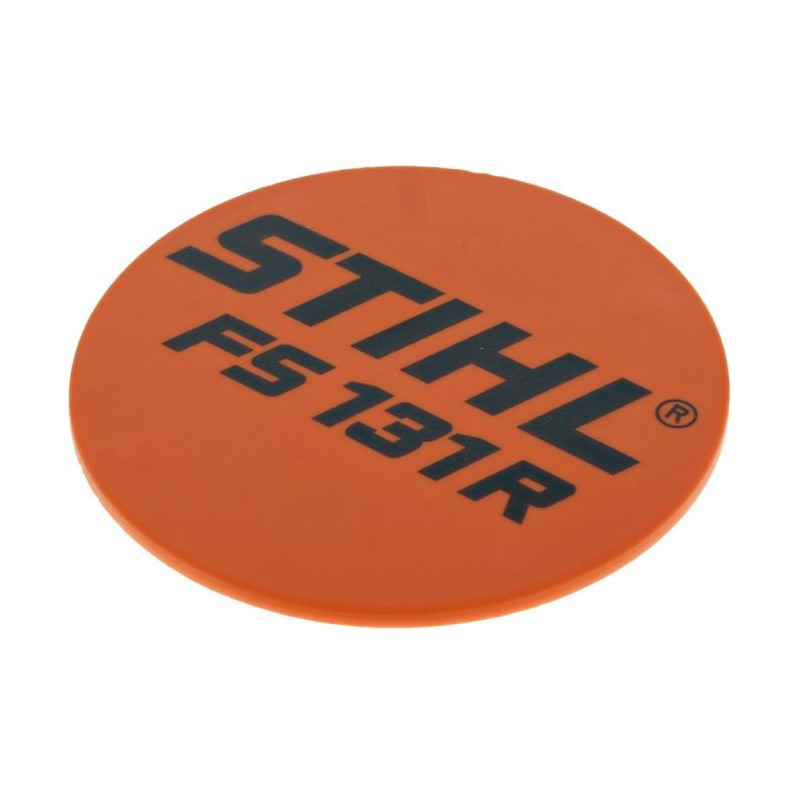 Plaque matricule FS 131 R d'origine Stihl référence 4180 967 1558