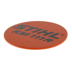 Plaque matricule KM 111 R d'origine Stihl référence 4180 967 1564