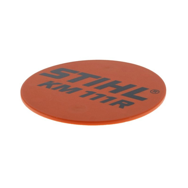 Plaque matricule KM 111 R d'origine Stihl référence 4180 967 1564