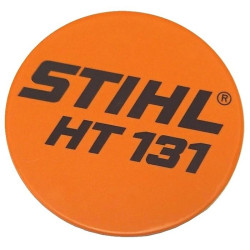 Plaque matricule ht 131 d'origine Stihl référence 4182 967 1503